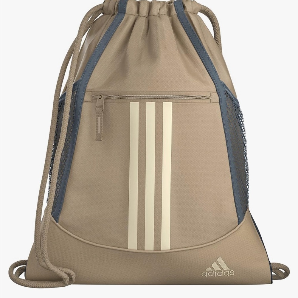 adidas Alliance Sackpack Lightweight Athletic Small Drawstring bag